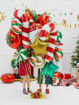 Picture of FOIL BALLOON STAR SATIN GREEN 18 INCH